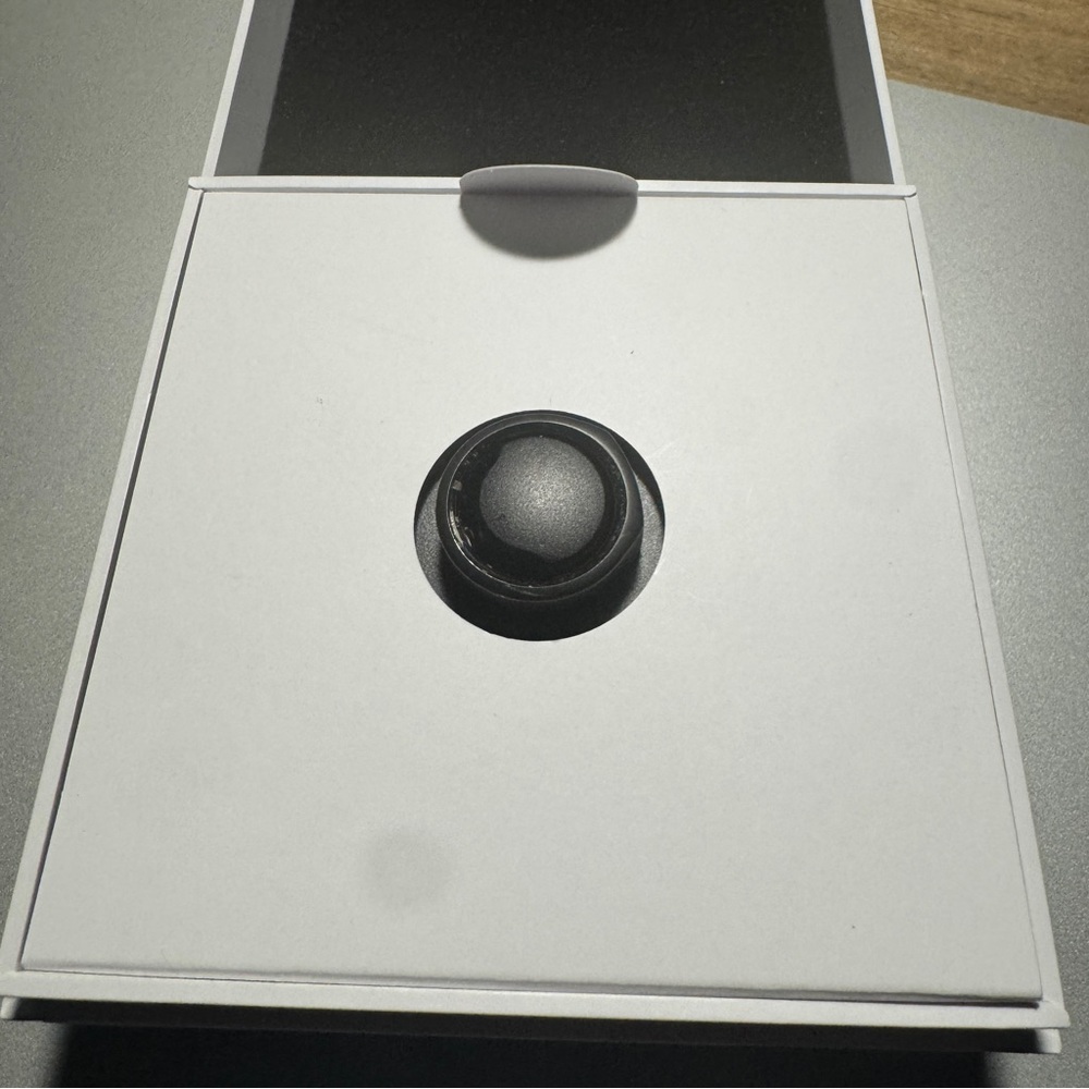 Oura Heritage Ring - Gen3-STEALTH Size 8 - Picture 2 of 6